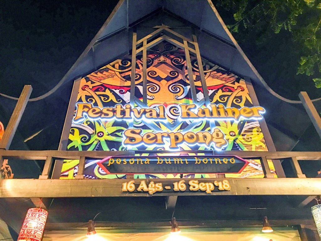 Festival kuliner serpong tahun 2018 bertema pesona bumi Borneo